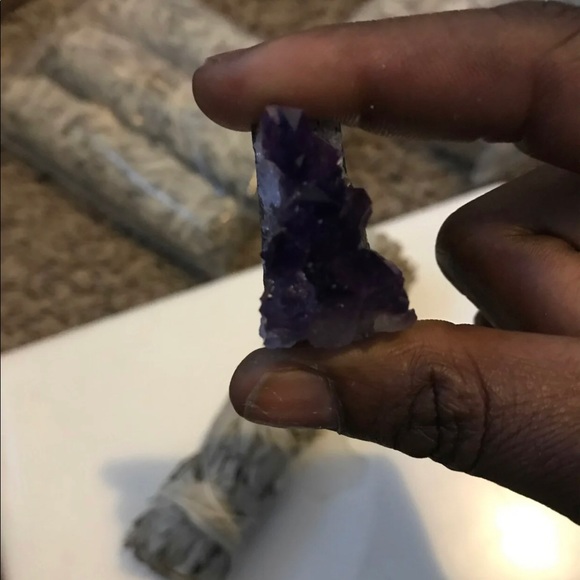Amethyst Crystals and sage - Picture 3 of 5
